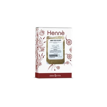Erba Vita Henne Rosso Naturale colorazione per capelli 1 kg Erba Vita Henne Rosso Naturale colorazione per capelli 1 kg