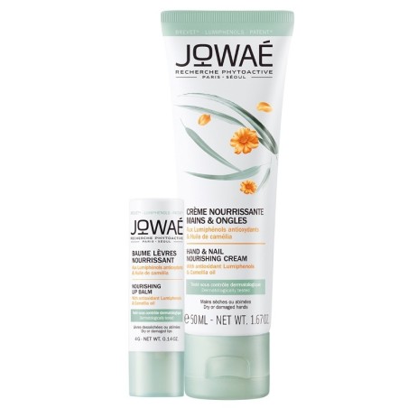 Jowaé Crema mani nutrienti 50 ml + Balsamo labbra screpolate 4 g Jowaé Crema mani nutrienti 50 ml + Balsamo labbra screpolate 4 g