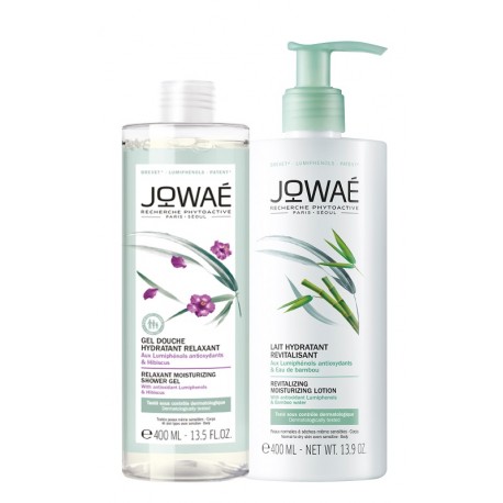 Jowaé Duo Gel doccia corpo profumato 400 ml + Latte corpo idratante 400 ml