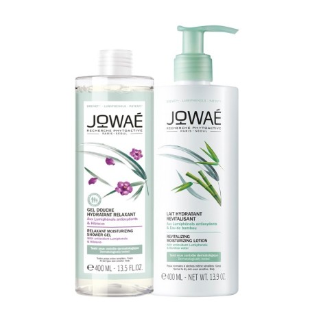 Jowaé Duo Gel doccia corpo profumato 400 ml + Latte corpo idratante 400 ml Jowaé Duo Gel doccia corpo profumato 400 ml + Latte corpo idratante 400 ml