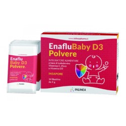 EnaFlu Baby D3 polvere 14 bustine - Integratore per il sistema immunitario dei bambini