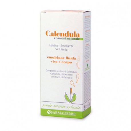 Farmaderbe Calendula Emulsione viso corpo lenitiva pelle secca 200 ml