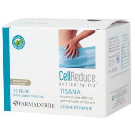 Farmaderbe CellReduce Tisana drenante riducente naturale 15 filtri