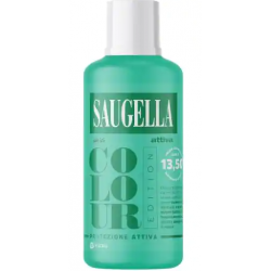 Saugella Attiva Verde 500ml - Detergente Intimo con ph 3.5 Color Edition