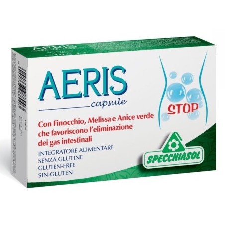 Specchiasol Aeris integratore contro i gas intestinali 30 capsule Specchiasol Aeris integratore contro i gas intestinali 30 capsule