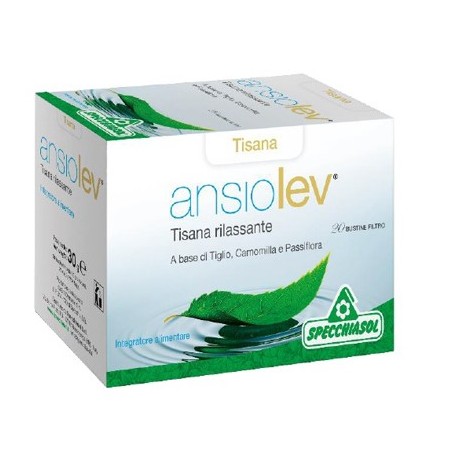Specchiasol Ansiolev tisana rilassante con tiglio camomilla e passiflora 20 filtri Specchiasol Ansiolev tisana rilassante con tiglio camomilla e passiflora 20 filtri