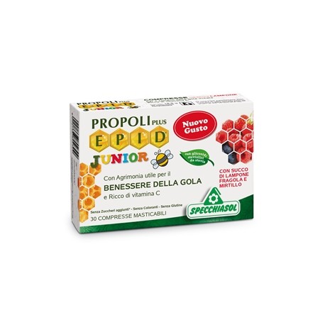 Specchiasol Propoli Plus Epid Junior 30 compresse per la gola dei bambini