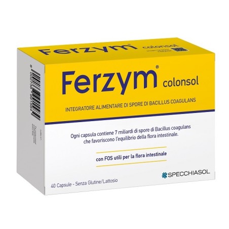 Ferzym Integratore Alimentare di Bacillus Coagulans 40 Capsule Ferzym Integratore Alimentare di Bacillus Coagulans 40 Capsule
