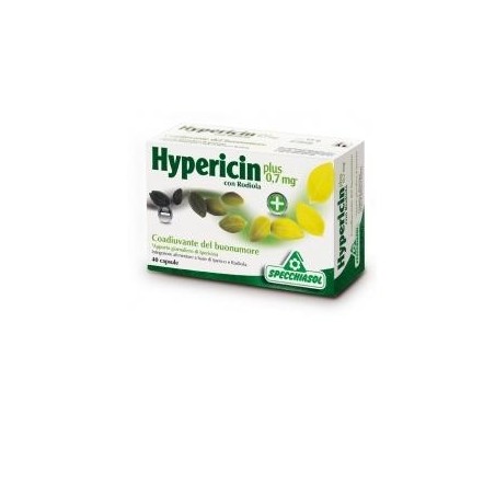 Specchiasol Hypericin Plus integratore per tono dell'umore 40 capsule Specchiasol Hypericin Plus integratore per tono dell'umore 40 capsule