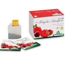Specchiasol Infuso biologico gusto Fragola e Lampone 20 filtri