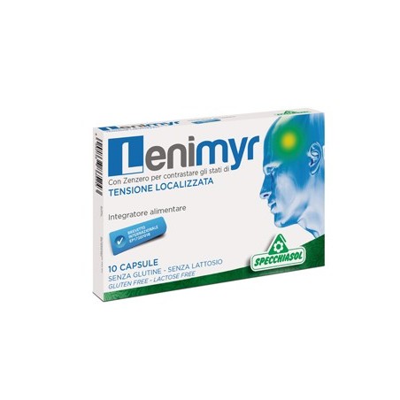 Specchiasol Lenimyr con zenzero per tensione localizzata 10 capsule Specchiasol Lenimyr con zenzero per tensione localizzata 10 capsule
