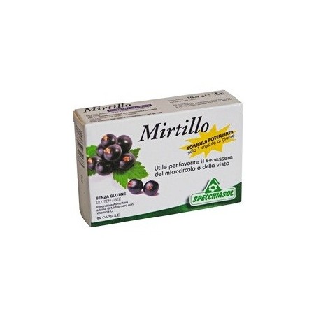 Specchiasol Mirtillo 30 capsule - Integratore per il microcircolo e la vista Specchiasol Mirtillo 30 capsule - Integratore per il microcircolo e la vista