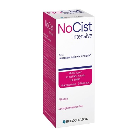 Specchiasol Nocist intensive 7 buste - Integratore per vie urinarie e cistite Specchiasol Nocist intensive 7 buste - Integratore per vie urinarie e cistite