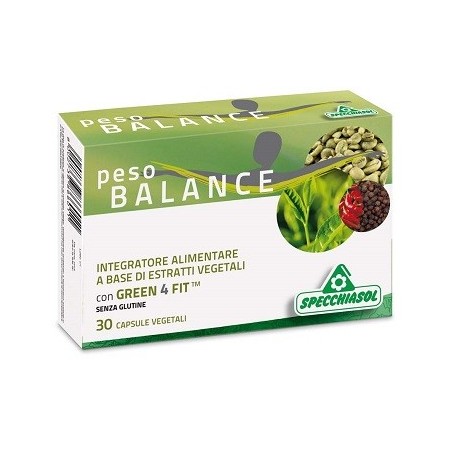 Specchiasol Peso Balance 30 capsule - Integratore per stimolare il metabolismo Specchiasol Peso Balance 30 capsule - Integratore per stimolare il metabolismo