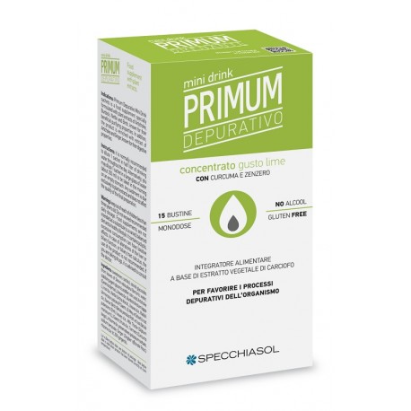 Specchiasol Premium minidrink depurativo al lime 15 stick da 10 ml