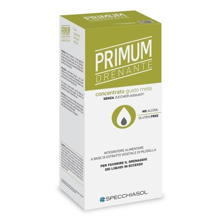 Specchiasol Primum integratore drenante alla mela 250 ml Specchiasol Primum integratore drenante alla mela 250 ml