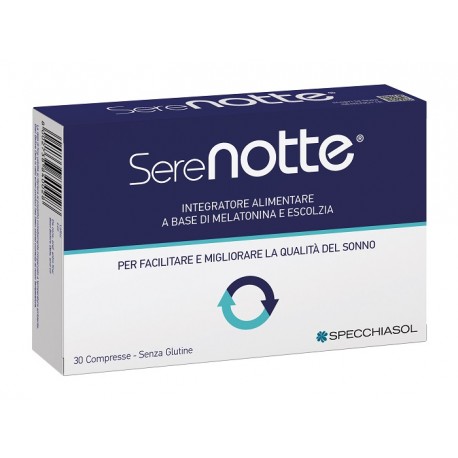 Specchiasol Serenotte 30 compresse - Integratore per addormentamento