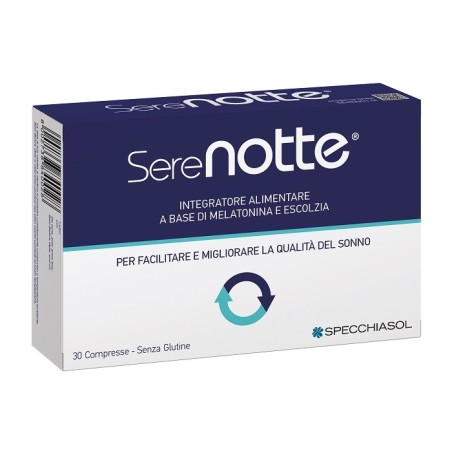 Specchiasol Serenotte 30 compresse - Integratore per addormentamento Specchiasol Serenotte 30 compresse - Integratore per addormentamento