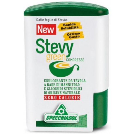 Specchiasol Stevygreen New 100 compresse - Edulcorante a base di stevia