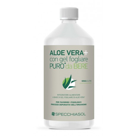 Specchiasol Succo Aloe vera + puro da bere 1 litro