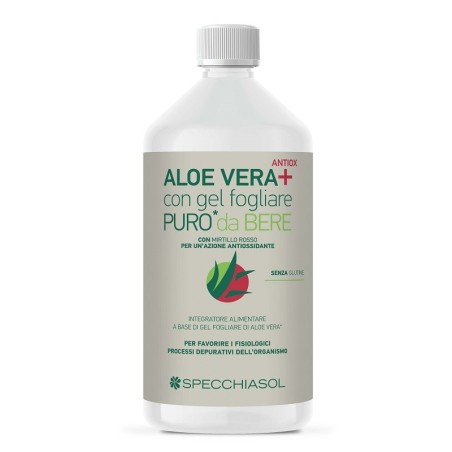 Specchiasol Aloe Vera + puro da bere 1 litro Specchiasol Aloe Vera + puro da bere 1 litro