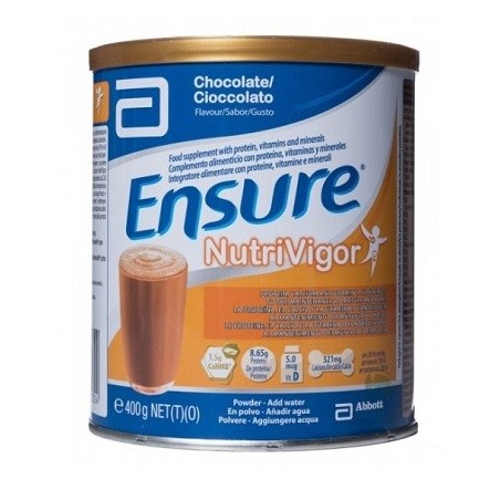 Ensure NutriVigor integratore ricostituente gusto cioccolato 400 g Ensure NutriVigor integratore ricostituente gusto cioccolato 400 g