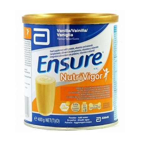 Ensure NutriVigor integratore ricostituente gusto vaniglia 400 g Ensure NutriVigor integratore ricostituente gusto vaniglia 400 g
