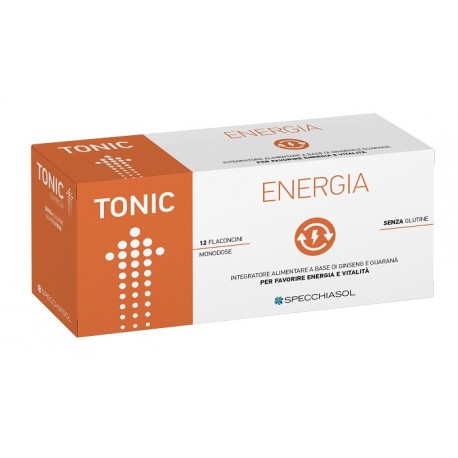 Specchiasol Tonic Energia 12 flaconcini - Integratore tonico energizzante