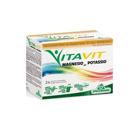 Specchiasol Vitavit Magnesio e Potassio 24 bustine Specchiasol Vitavit Magnesio e Potassio 24 bustine