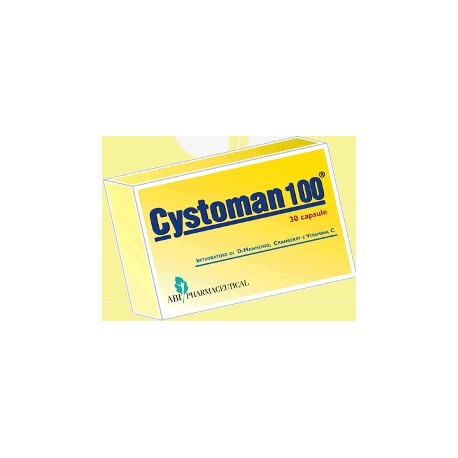 ABI Pharmaceutical Cystoman 100 integratore per apparato urinario 30 capsule