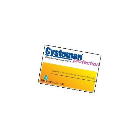 ABI Pharmaceutical Cystoman Protection integratore per apparato urinario 20 capsule ABI Pharmaceutical Cystoman Protection integratore per apparato urinario 20 capsule