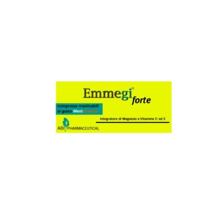 ABI Pharmaceutical Emmegi Forte integratore di magnesio e vitamina C ed E 20 compresse