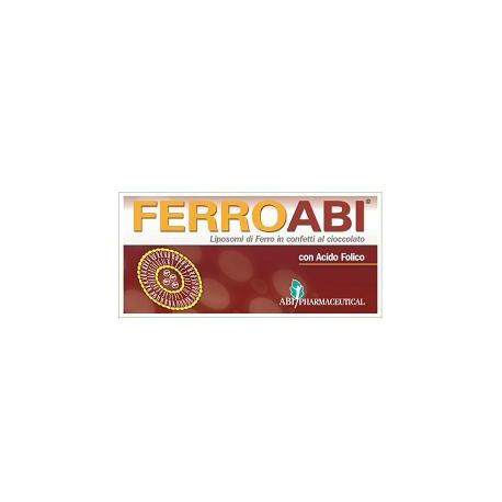 ABI Pharmaceutical Ferroabi integratore di ferro gusto cioccolato 20 confetti