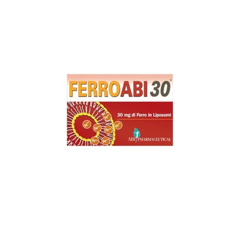 ABI Pharmaceutical Ferroabi integratore a base di ferro 20 compresse ABI Pharmaceutical Ferroabi integratore a base di ferro 20 compresse