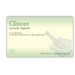 Clinner Lavanda Vaginale igienizzante, lenitiva e decongestionante 4 flaconi 140 ml + 4 cannule