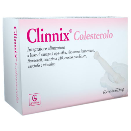 Clinnix Colesterolo integratore per il controllo del colesterolo nel sangue 60 capsule Clinnix Colesterolo integratore per il controllo del colesterolo nel sangue 60 capsule