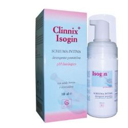 Clinnix Isogin Schiuma intima, detergente e protettiva pH fisiologico 100 g