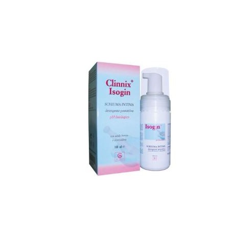 Clinnix Isogin Schiuma intima, detergente e protettiva pH fisiologico 100 g