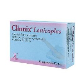 Clinnix Latticoplus integratore intestinale con attività prebiotica e probiotica 45 capsule