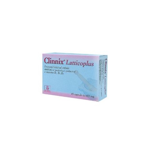 Clinnix Latticoplus integratore intestinale con attività prebiotica e probiotica 45 capsule