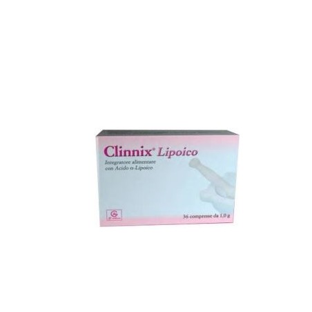 Clinnix Lipoico integratore per diabete e altri disturbi 36 compresse Clinnix Lipoico integratore per diabete e altri disturbi 36 compresse