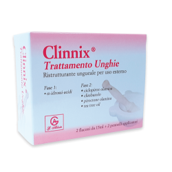 Clinnix Trattamento Unghie per onicomicosi e onicogrifosi 2 flaconi da 15 ml