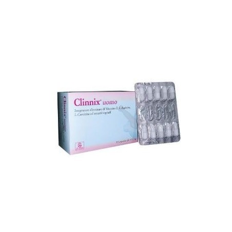 Clinnix Uomo integratore antiossidante per il benessere maschile 50 capsule Clinnix Uomo integratore antiossidante per il benessere maschile 50 capsule