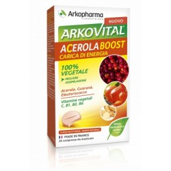 Arkopharma Arkovital Acerola Boost integratore energizzante 100% naturale 24 compresse