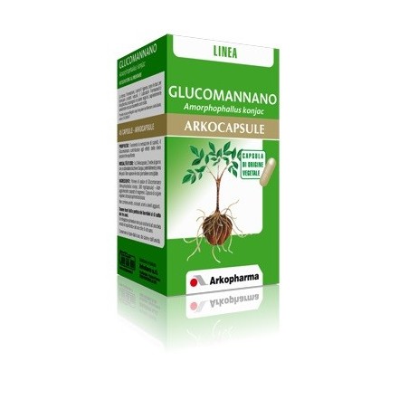 Arkocapsule Glucomannano integratore bio antifame naturale 45 capsule Arkocapsule Glucomannano integratore bio antifame naturale 45 capsule