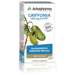 Arkocapsule Griffonia integratore bio per rilassamento e benessere mentale 45 capsule