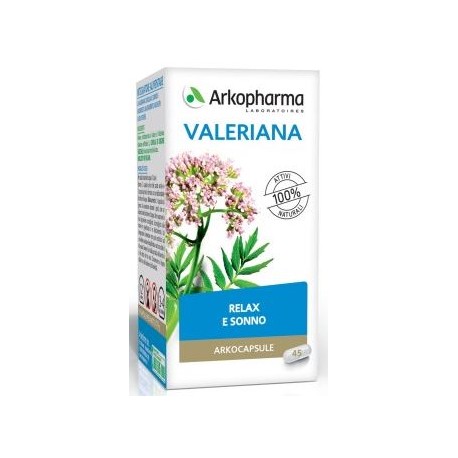 Arkocapsule Valeriana BIO integratore per relax e sonno 45 capsule