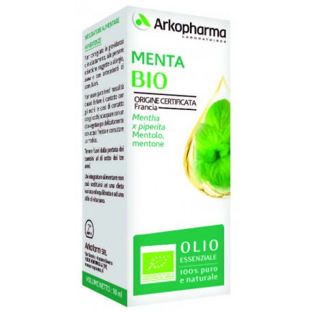 Arkopharma Arkoessentiel Menta Piperita olio essenziale bio 100% naturale 10 ml