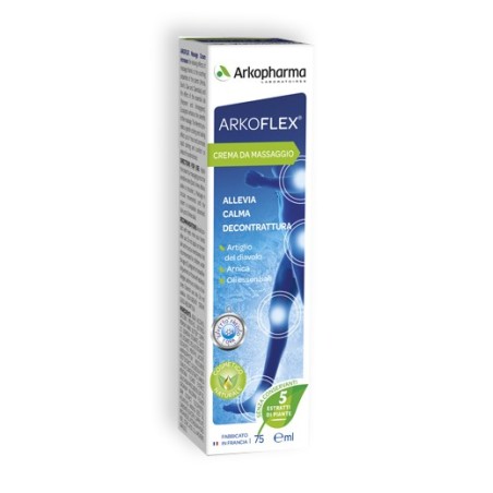 Arkopharma Arkoflex Crema da massaggio effetto freddo per tensione muscolare 75 ml Arkopharma Arkoflex Crema da massaggio effetto freddo per tensione muscolare 75 ml