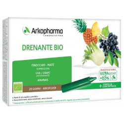 Arkopharma Arkofluidi Drenante Bio integratore per ritenzione idrica 20 flaconcini monodose